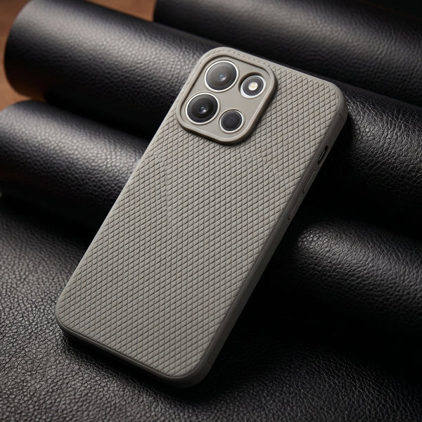 Grey Line Wave Silicone Case for Oneplus Nord 6 - The Hatke