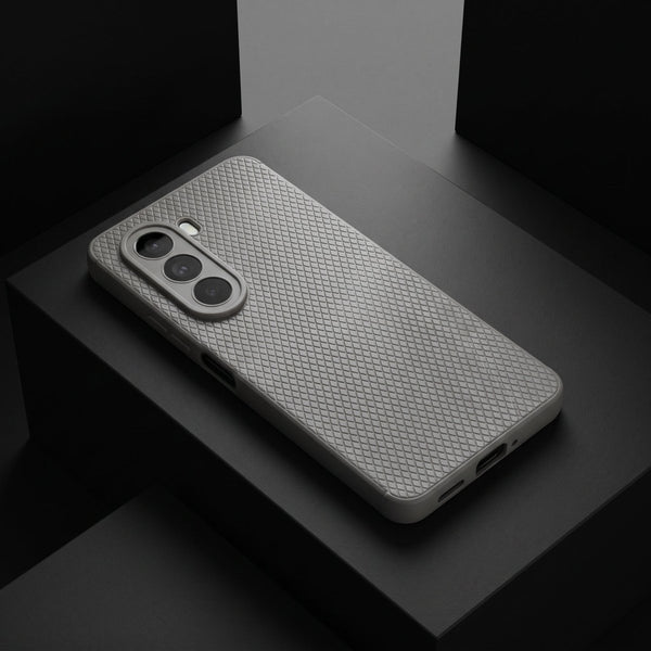 Grey Line Wave Silicone Case for Oneplus Nord Ce 6 Lite - The Hatke