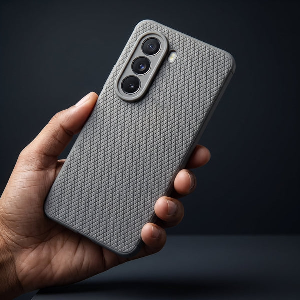 Grey Line Wave Silicone Case for Oneplus Nord Ce 6 Lite - The Hatke