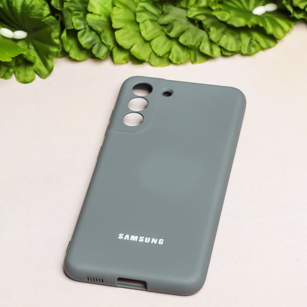 Grey Original Camera Safe Silicone case for Samsung A15 5G - The Hatke