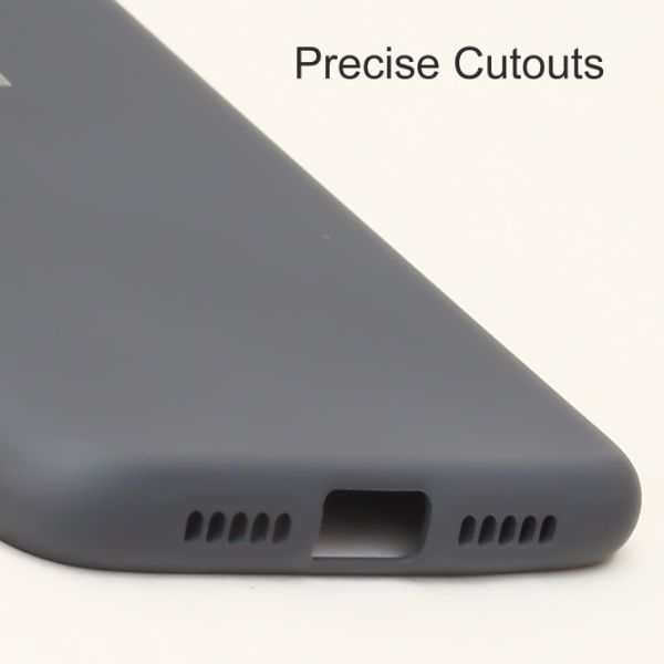 Grey Original Camera Silicone case for Oneplus 6T - The Hatke