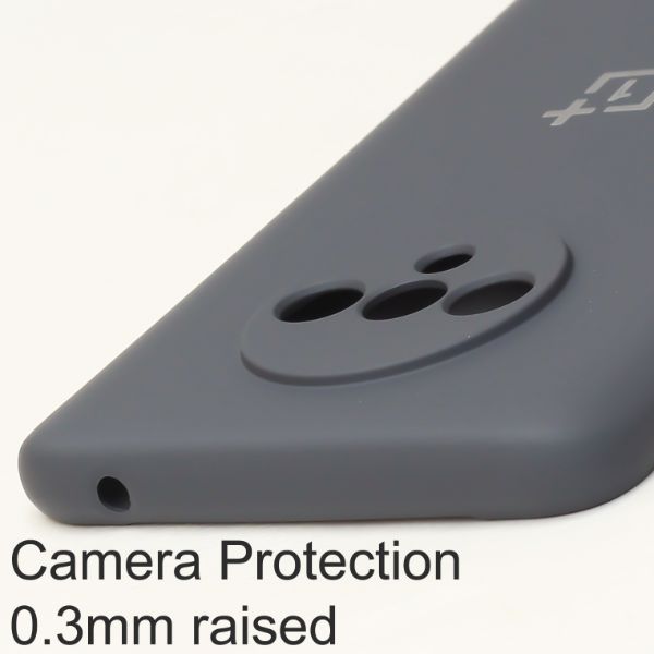 Grey Original Camera Silicone case for Oneplus 7T - The Hatke