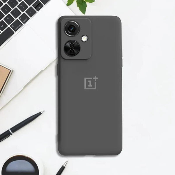 Grey Original Camera Silicone Case for Oneplus Nord CE 3 5g - The Hatke