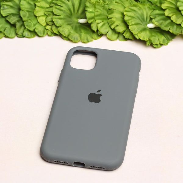 Grey Original Silicone case for Apple Iphone 12 Mini - The Hatke