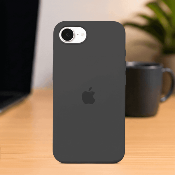Grey Original Silicone case for Apple iphone 16e - The Hatke