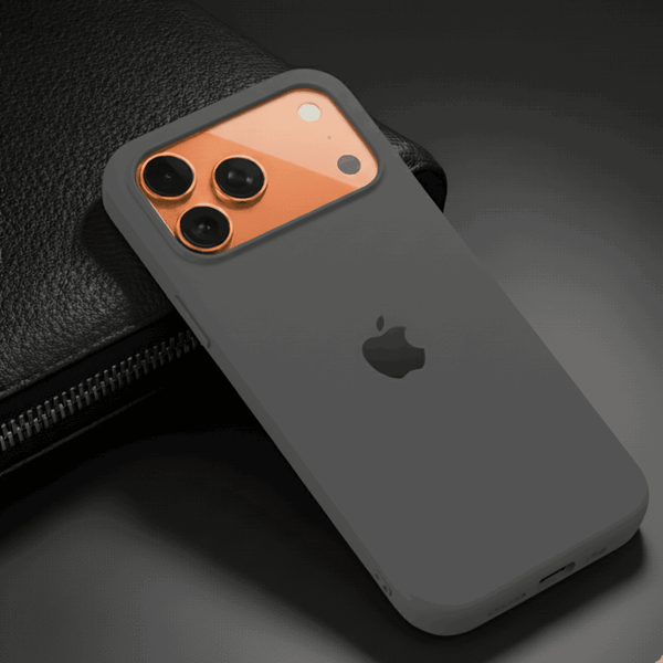 Grey Original Silicone case for Apple iphone 17 Pro - The Hatke