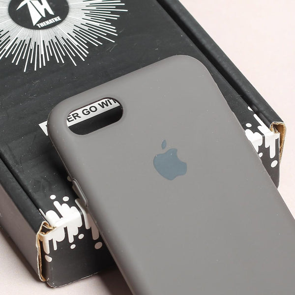 Grey Original Silicone case for Apple Iphone SE 2 - The Hatke