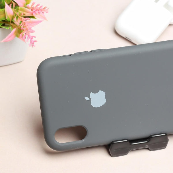 Grey Original Silicone case for Apple Iphone XR - The Hatke