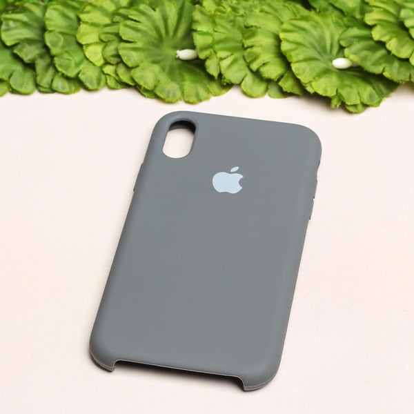 Grey Original Silicone case for Apple Iphone XR - The Hatke