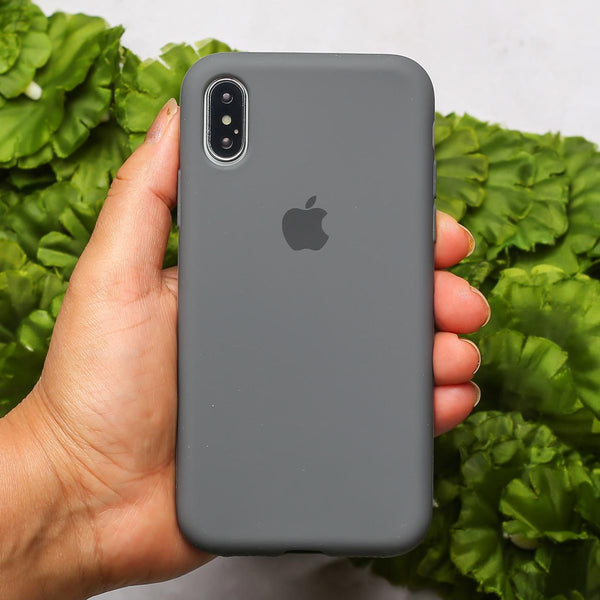 Grey Original Silicone case for Apple Iphone X/Xs - The Hatke