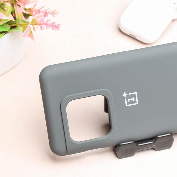 Grey Original Silicone case for Oneplus 10 Pro - The Hatke