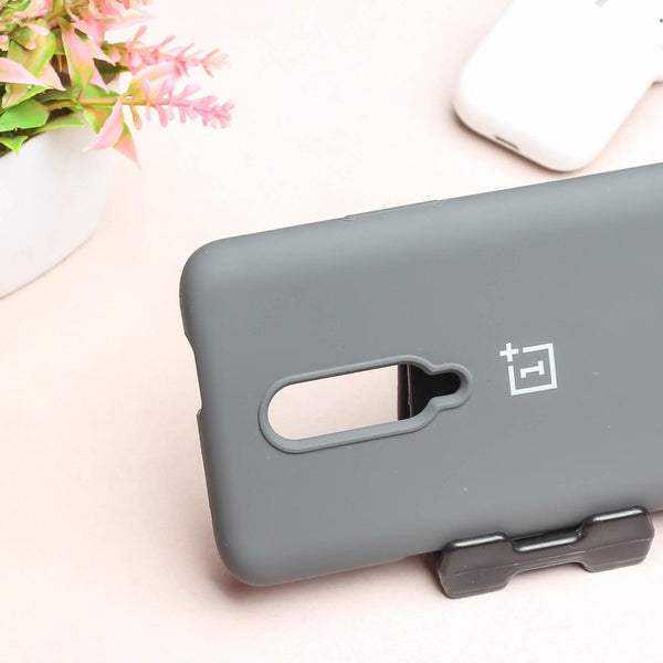 Grey Original Silicone case for Oneplus 7 Pro - The Hatke
