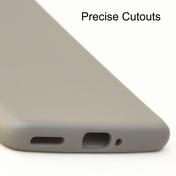 Grey Original Silicone case for Oneplus 8 - The Hatke