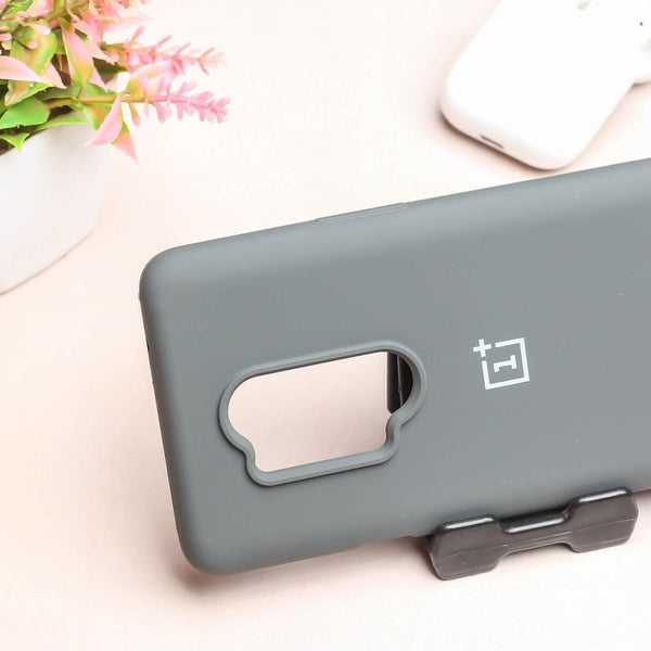 Grey Original Silicone case for Oneplus 8 Pro - The Hatke