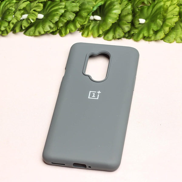 Grey Original Silicone case for Oneplus 8 Pro - The Hatke