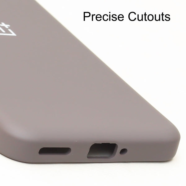 Grey Original Silicone case for Oneplus Nord 3 - The Hatke