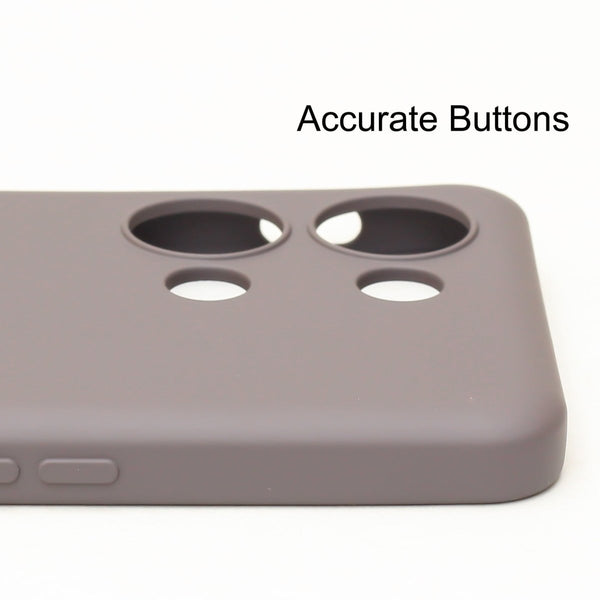 Grey Original Silicone case for Oneplus Nord 3 - The Hatke