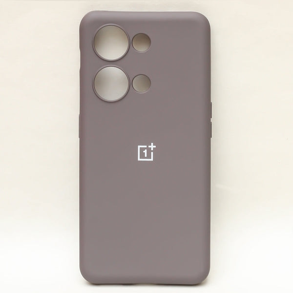 Grey Original Silicone case for Oneplus Nord 3 - The Hatke
