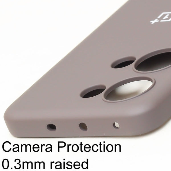 Grey Original Silicone case for Oneplus Nord 3 - The Hatke