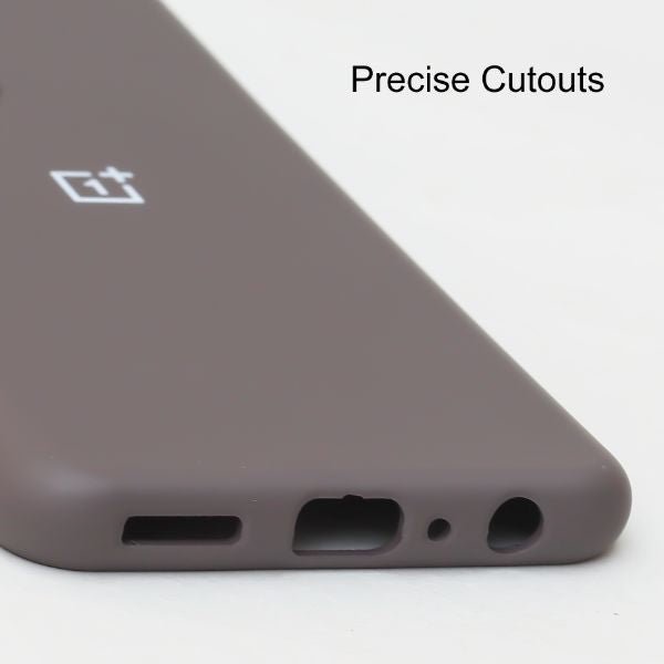 Grey Original Silicone case for Oneplus Nord CE 2 Lite - The Hatke