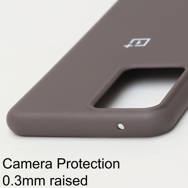 Grey Original Silicone case for Oneplus Nord CE 2 Lite - The Hatke