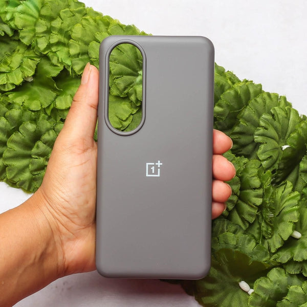 Grey Original Silicone case for Oneplus Nord CE 4 - The Hatke