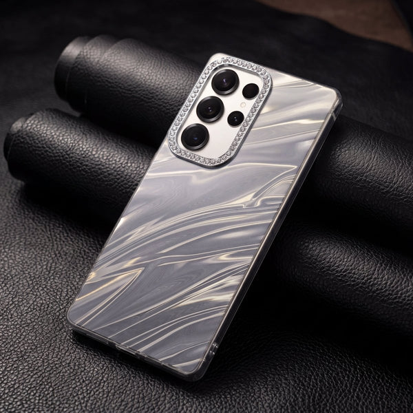 Grey Ripple Case for Samsung S25 Ultra - The Hatke