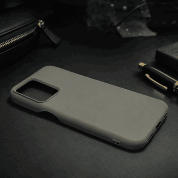 Grey Silicone Case for Oneplus Nord Ce 2 Lite - The Hatke