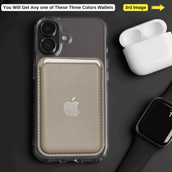 Grey Wallet Case for Apple iphone - The Hatke