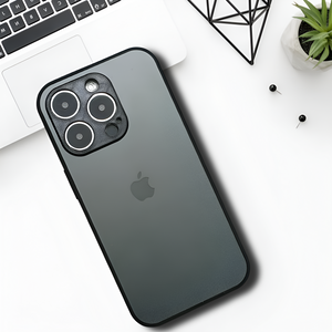 Grey Matte Fiber Silicone case for Apple iphone 14 Pro