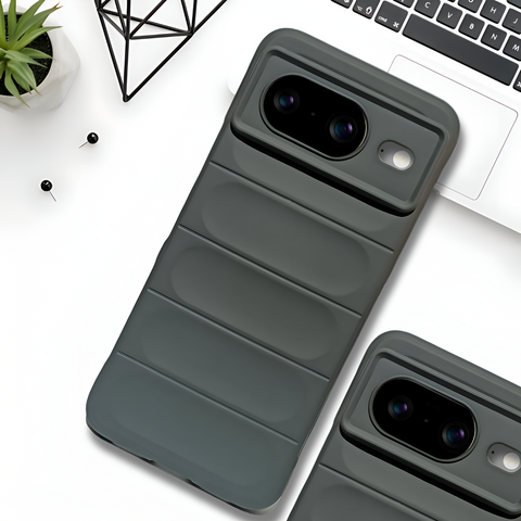 Grey Wave Silicone Case for Google Pixel 8