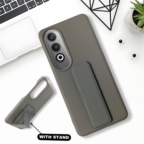 FlexiStand Grey Silicone case for Oneplus Nord CE 4