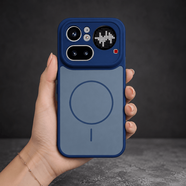 GripMate Blue Silicone case for Nothing 4a Pro - The Hatke