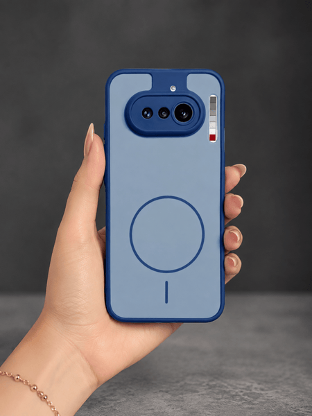 GripMate Blue Silicone case for Nothing Phone 4a - The Hatke