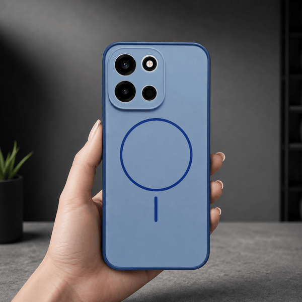 GripMate Blue Silicone case for Oneplus Nord 6 - The Hatke