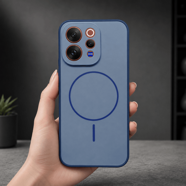 GripMate Blue Silicone case for Vivo V70 Elite - The Hatke