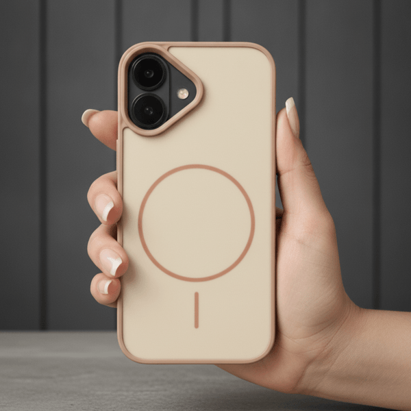 GripMate Brown OC Silicone case for Apple iphone 17 - The Hatke