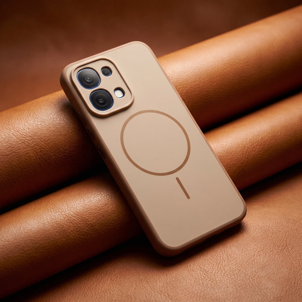 GripMate Brown Silicone case for Oppo F31 - The Hatke