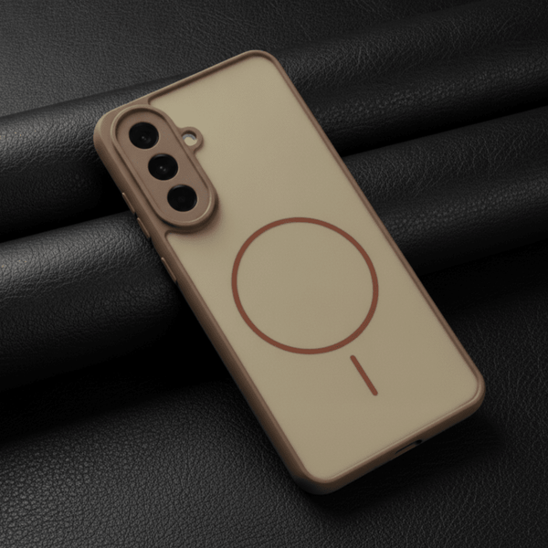 GripMate Brown Silicone case for Samsung A56 - The Hatke