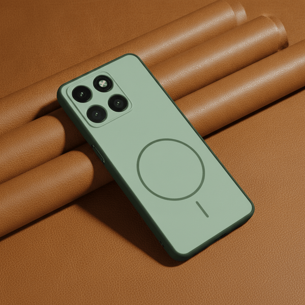 GripMate Green Silicone case for Motorola Edge 70 Fusion - The Hatke