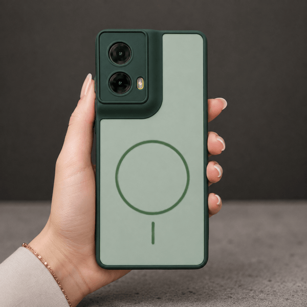GripMate Green Silicone case for Motorola G85 - The Hatke