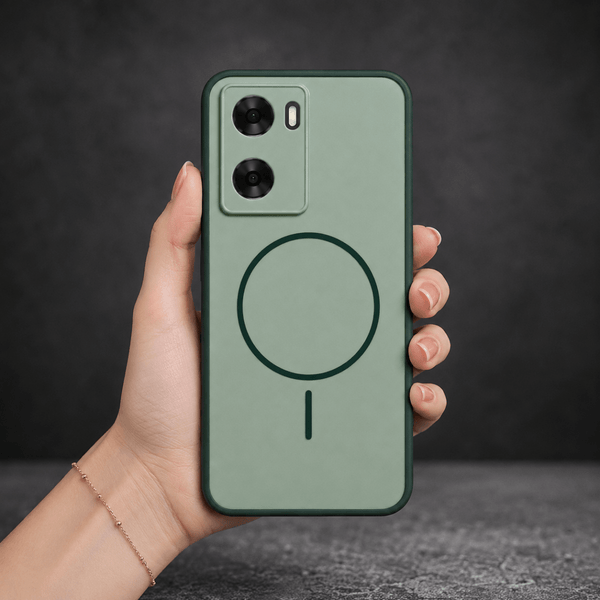 GripMate Green Silicone case for Oppo A57 4G - The Hatke