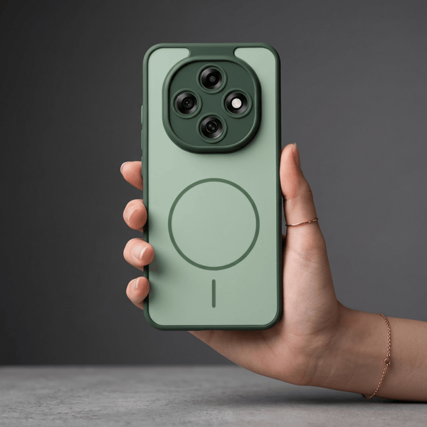 GripMate Green Silicone case for Oppo F31 Pro - The Hatke