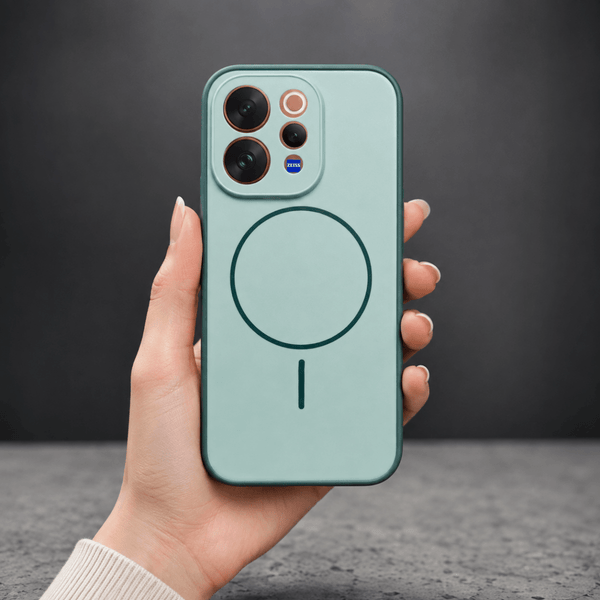 GripMate Green Silicone case for Vivo V70 Elite - The Hatke