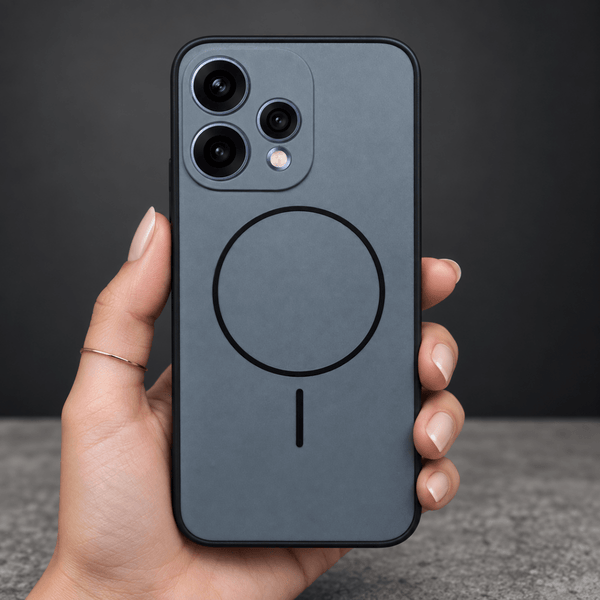 GripMate Grey Silicone case for Oppo Reno 15 - The Hatke