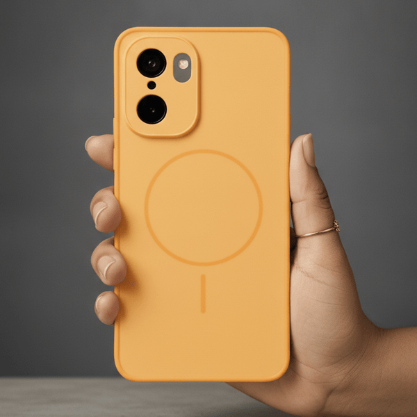 GripMate Orange Silicone case for Oneplus 15r - The Hatke