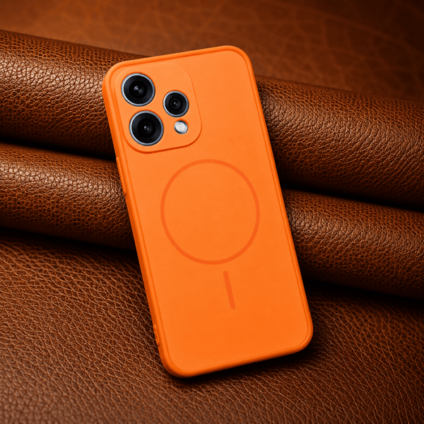 GripMate Orange Silicone case for Oppo Reno 15 - The Hatke