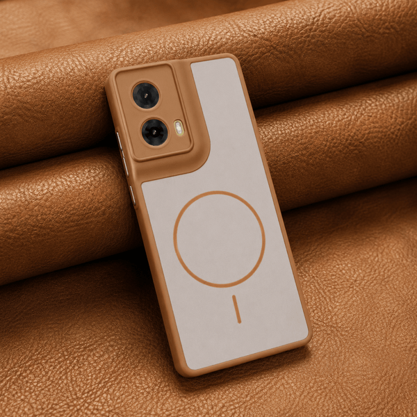 GripMate Peach Silicone case for Motorola G85 - The Hatke