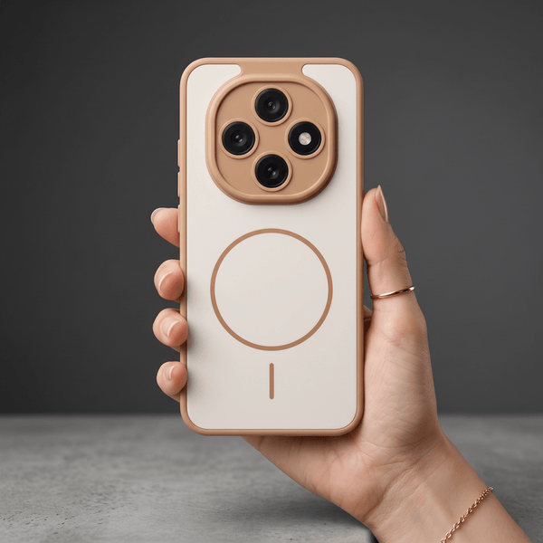GripMate Peach Silicone case for Oppo F31 Pro - The Hatke