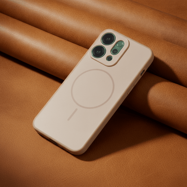 GripMate Peach Silicone case for Oppo Reno 14 - The Hatke